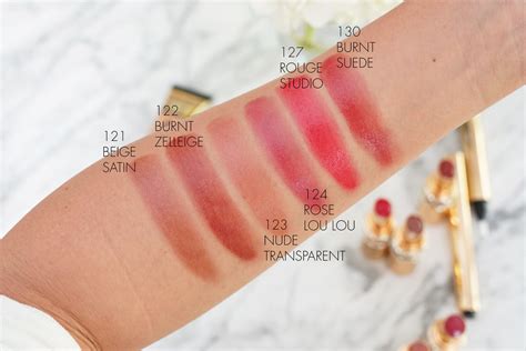 ysl rouge volupe 43 swatch|ysl volupte shine swatches.